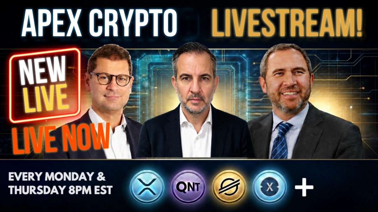 APEX CRYPTO INSIGHTS LIVE STREAM (XRP, QNT, DEMAND INCOMING)