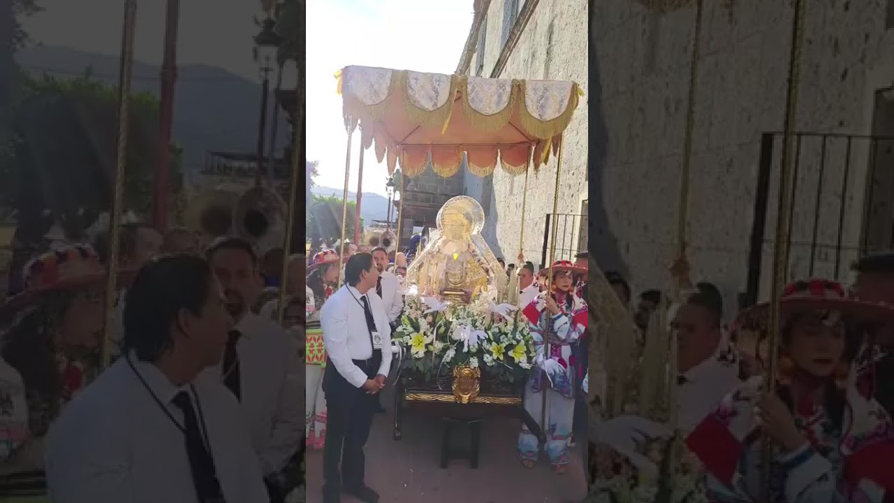 procesión con la imagen original de Nuestra Señora de Rosario de Talpa 1 de febrero de 2026, parte 1