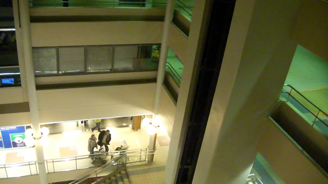 KONE modernized (mod by Schindler) Traction Elevators/lifts (+1 Scenic), Malmintori Shopping Center