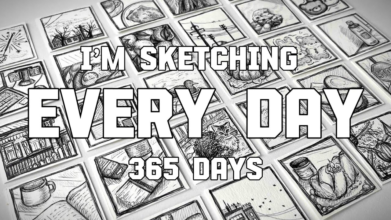 The 365-Day Art Challenge That Changed My Life 🔥 | Month 1 Recap | You Can Do It Too! 💫