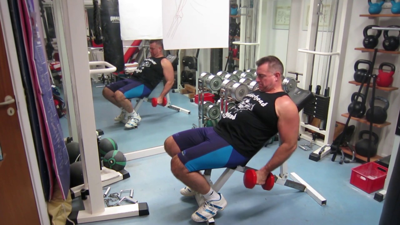 Incline Hammer curl