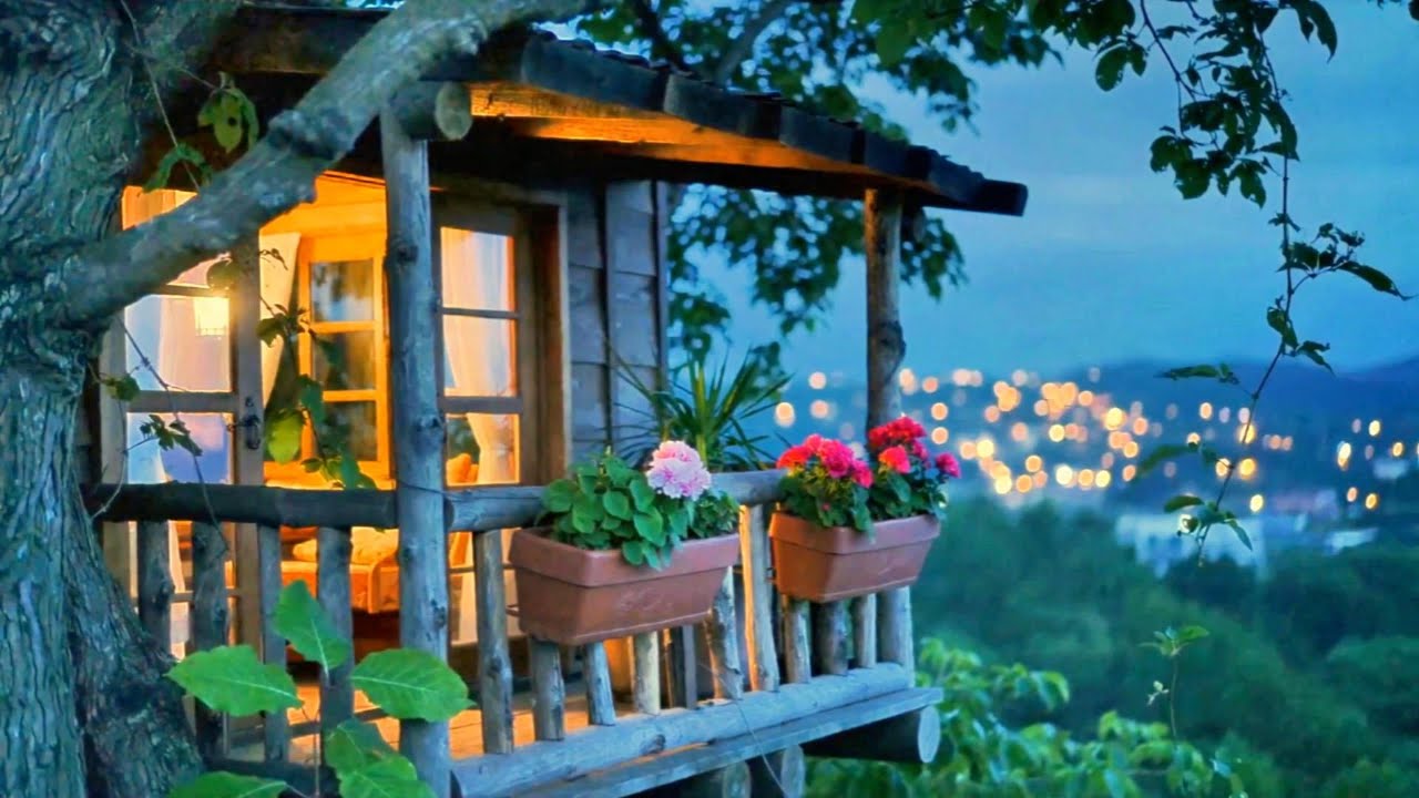 Soothing Treehouse Music 😊🌿🎶 Slow Soft Melodies for Inner Calm & Deep Sleep