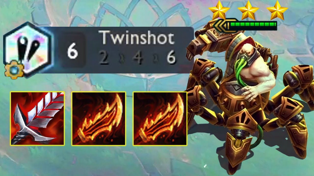 Urgot goes BRRRR ⭐⭐⭐ 6 Twinshot 3 Star | TFT Set 6