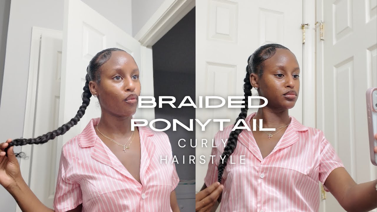 Easy affordable natural hairstyle under $10 