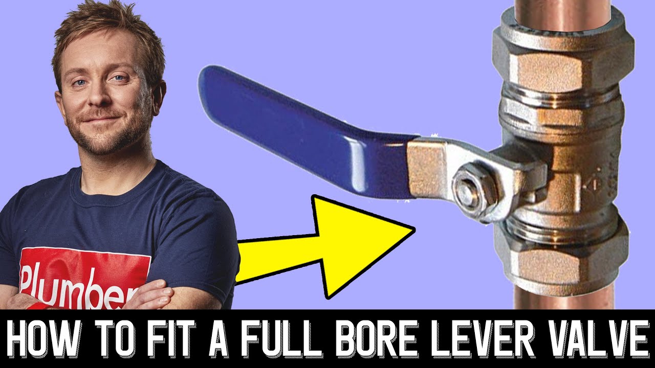 💧BATHROOM RENOVATION part 6 - HOW TO INSTALL FULL BORE LEVER VALVE COPPER PIPE