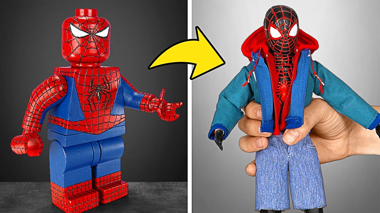 Epic Spider-Verse Challenge: Transforming Dolls to Amazing Spideys! 🕸️🦸