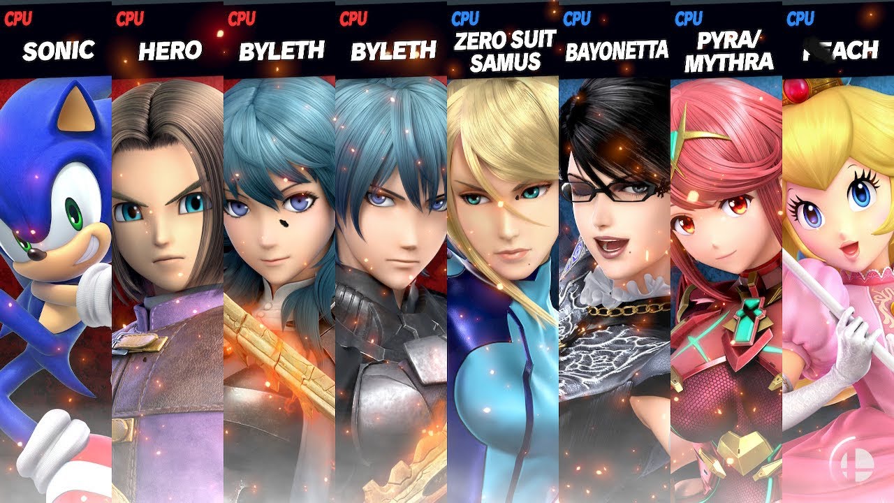 Super Smash Bros Ultimate - Cody Hargrove vs Waifus (Requested)