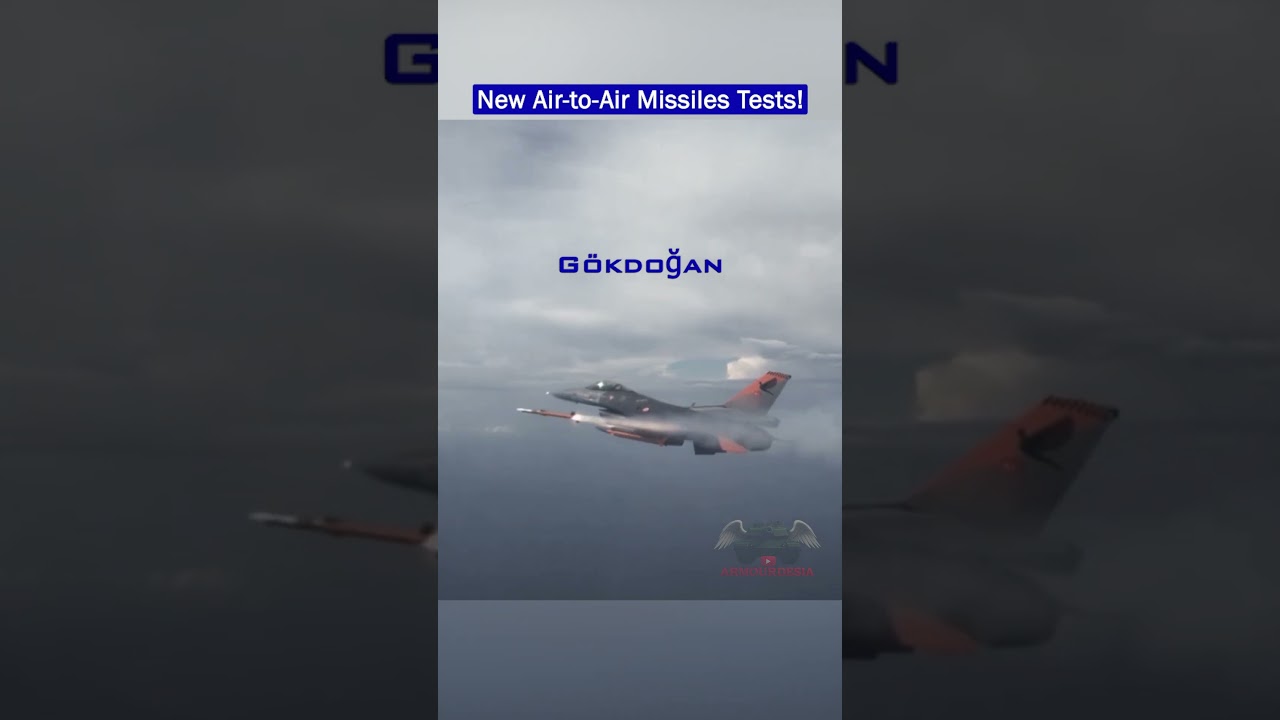 Turkish Air Force Tests New Air-to-Air Missiles!!