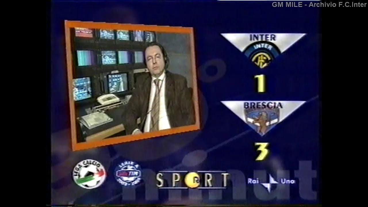 2003-04 (23^ - 29-02-2004) INTER-Brescia 1-3 Servizio 90°Minuto Rai1
