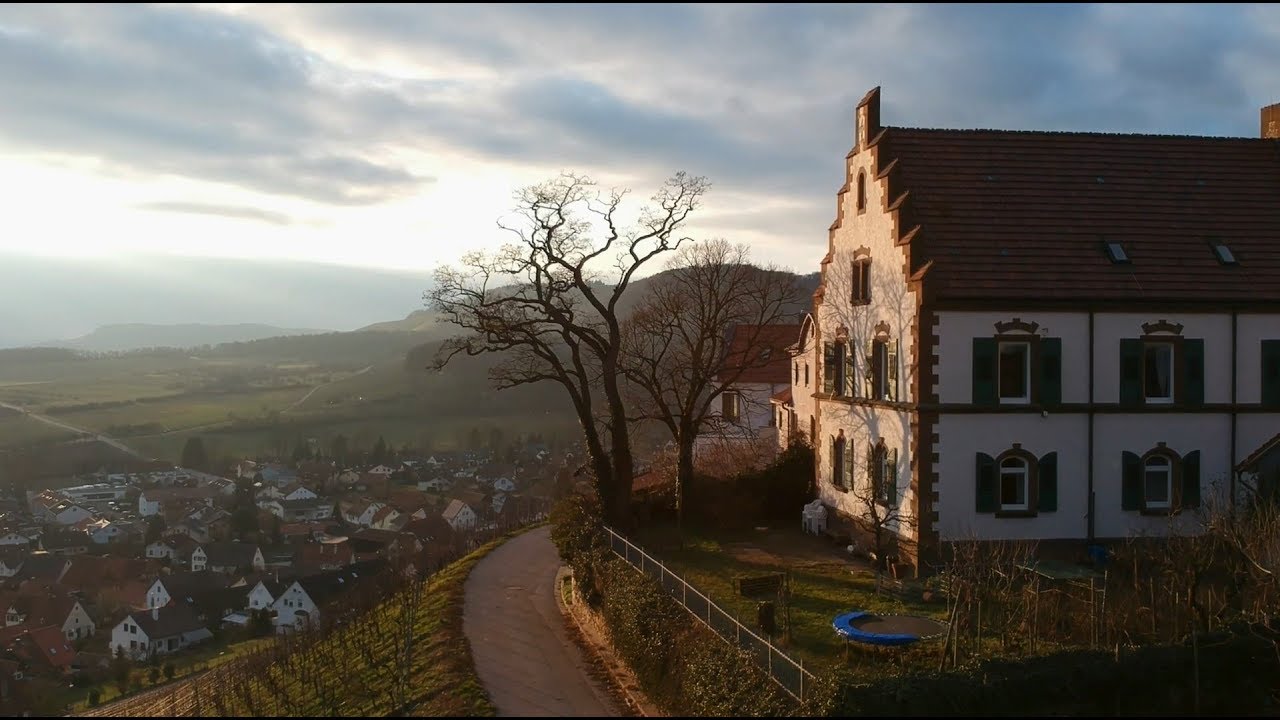 Die Weinberge bei Hohenhaslach (gefilmt mit einer DJI Spark)