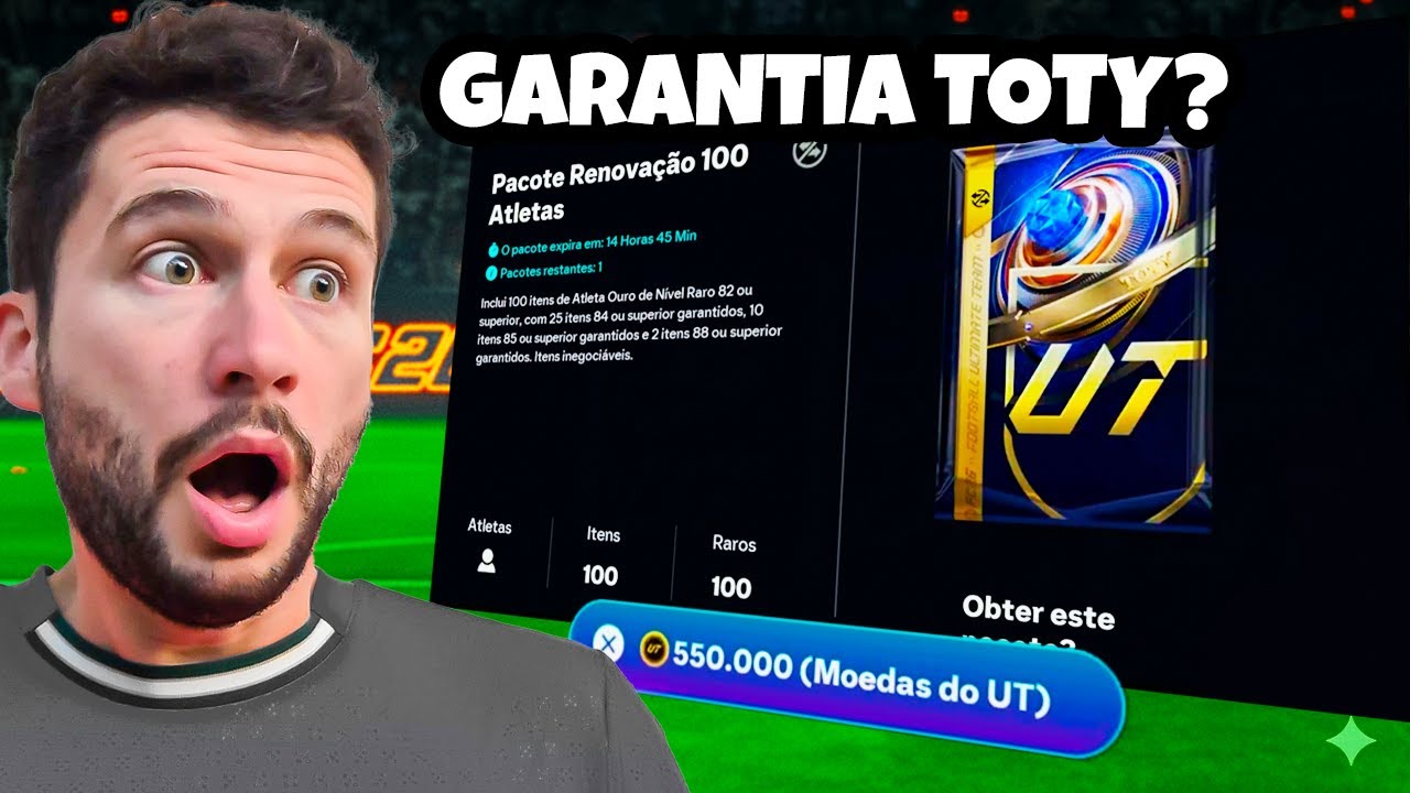 ABRI OS MELHORES PACKS DA LOJA NO FIM DOS TOTYS, DEU BOM?