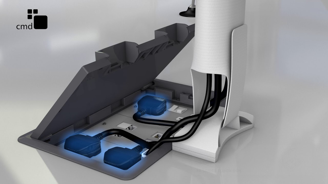 Core Solutions - CMD Ltd Underfloor to Desk Systems