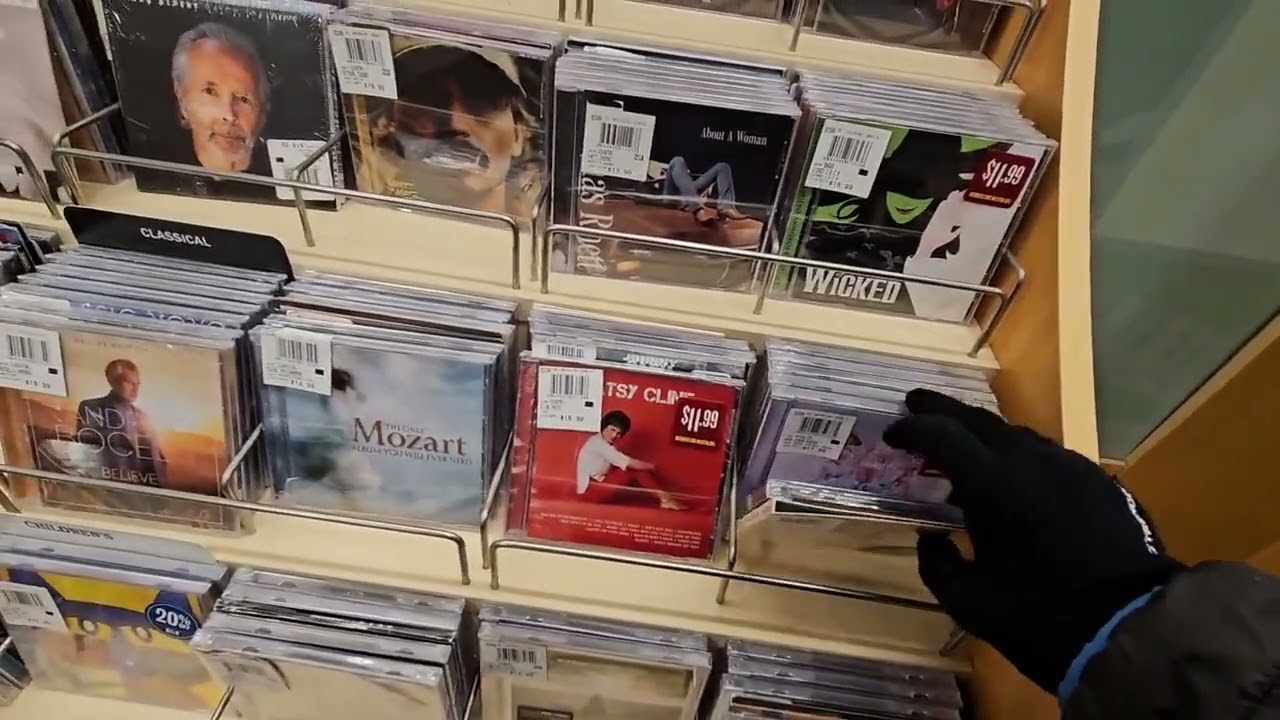 Looking At CD's In Barnes & Noble At The Livingston Mall