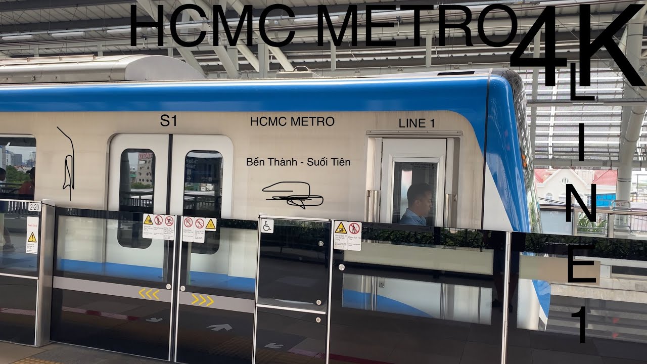 HCMC METRO #25 | Vietnam | Metro Ride From Ben Thanh To Thao Dien | Afternoon Ride | Hitachi | [4K]