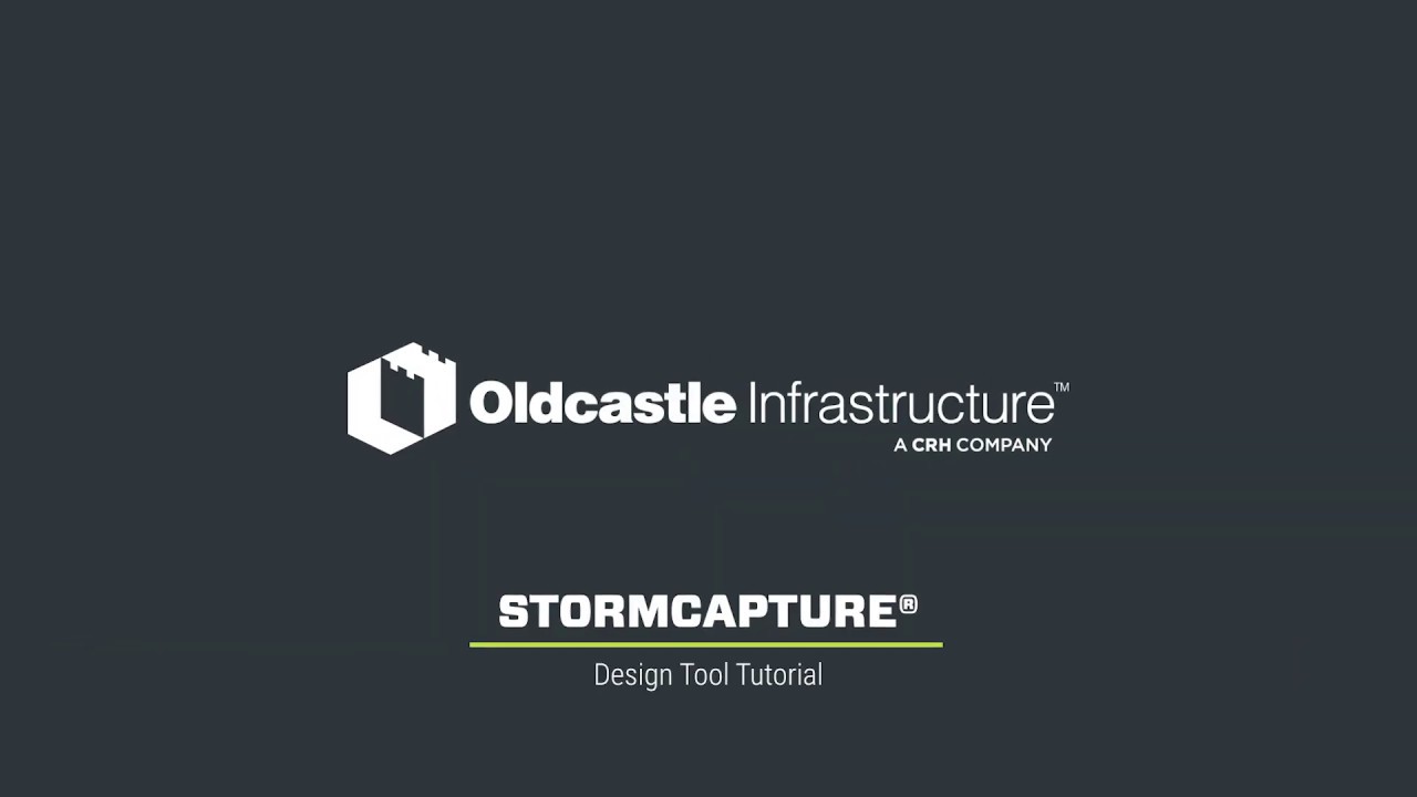 Oldcastle Infrastructure's Stormcapture&reg; Design Tool - Tutorial
