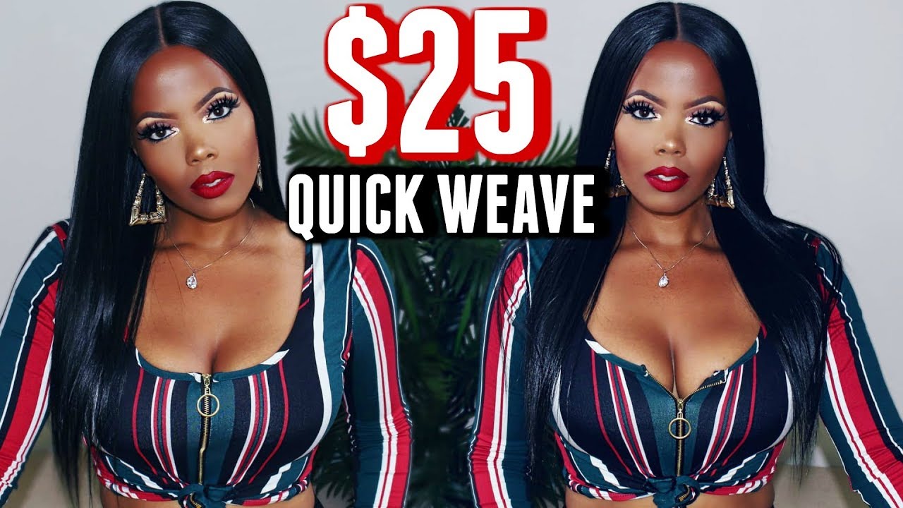 $25 QUICK WEAVE WIG WITH LACE CLOSURE | HOW TO MAKE A WIG FOR BEGINNERS | TOYOKALON X TASTEPINK