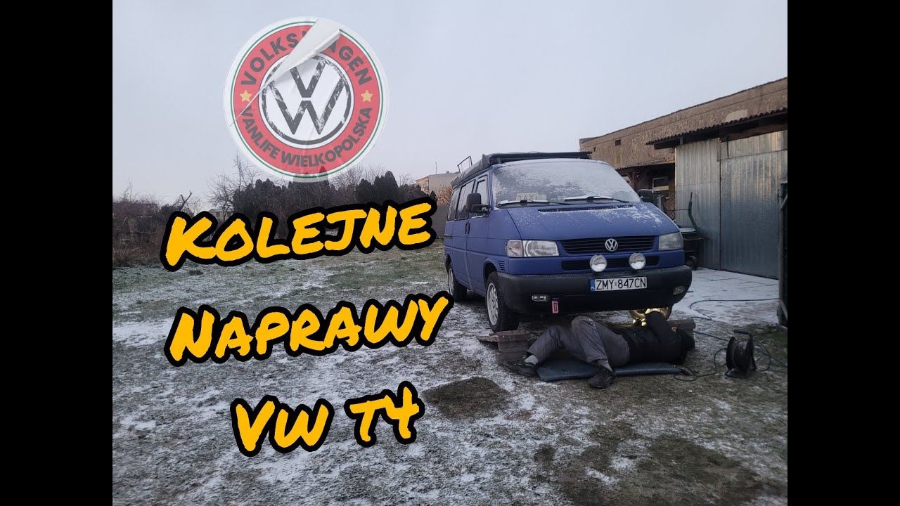 Kolejne naprawy T4 przed wyjazdem w góry..