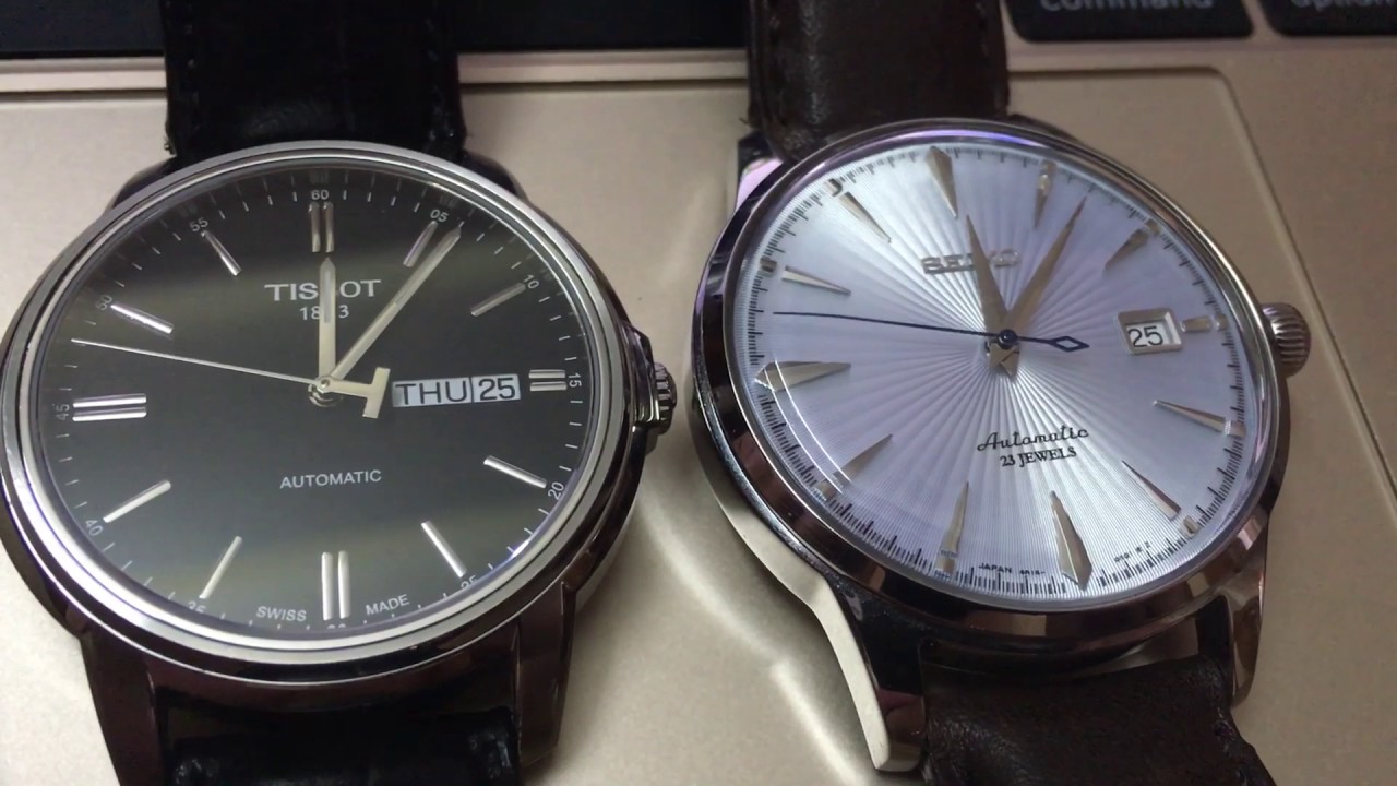 Seiko (Japanese) vs Tissot (Swiss) automatic mivement!