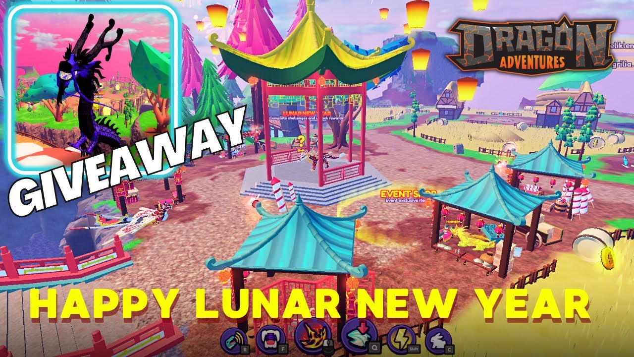 HAPPY LUNAR NEW YEAR in Dragon Adventures Roblox - The first 7 quests