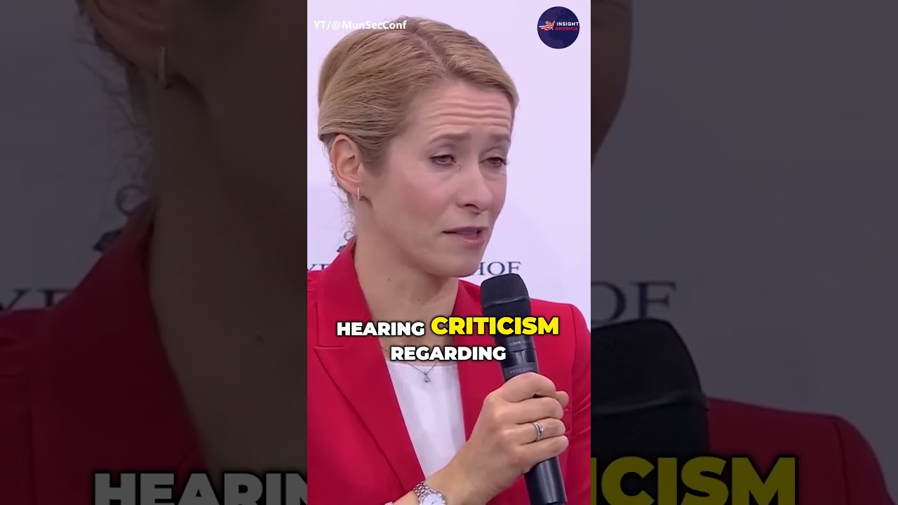 EU's Kaja Kallas Publicly Insults Trump's U.S. Over Press Freedom | US News #shorts