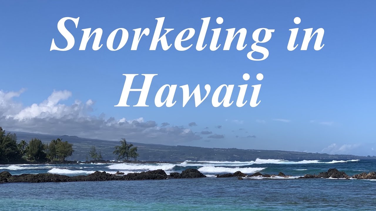 Snorkeling on Carlsmith Beach, Hawaii