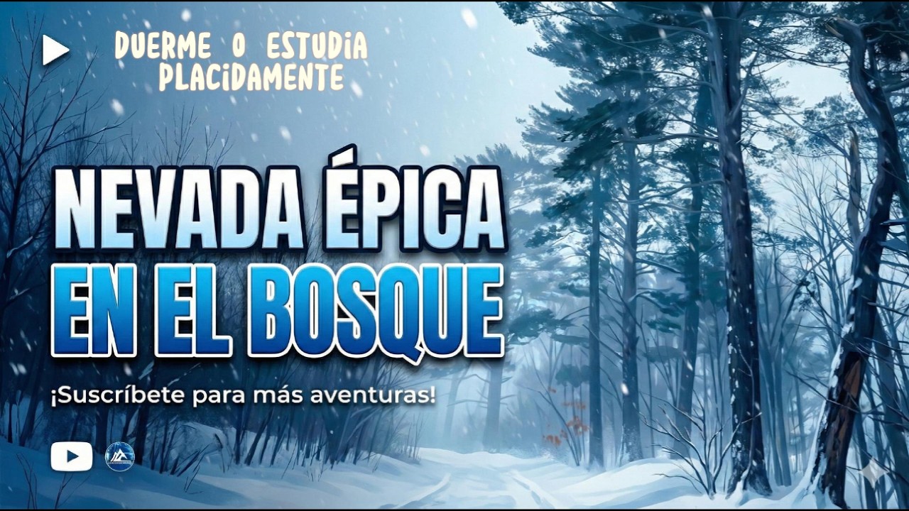 Invierno Real: Capturando la fuerza de la naturaleza en video para dormir o estudiar.