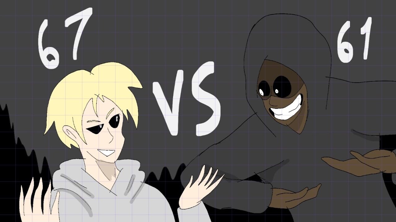 67 Kid VS 61 Man (The battle for the most popular MeMe) Animation 