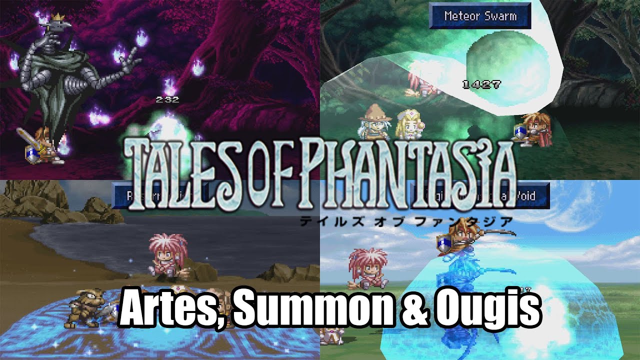 Tales of Phantasia(PSX) | Artes, Summons & Ougi's