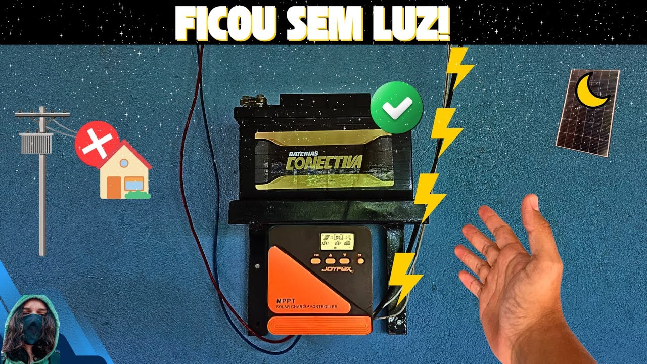 Fiquei Sem Energia da Rua! Veja Meu Sistema Solar Funcionando na Prática