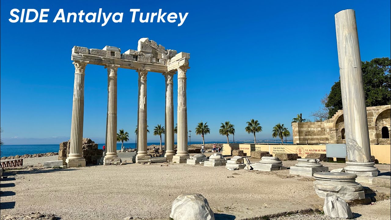 Ruins and Temple of Apollo SIDE Antalya Turkey