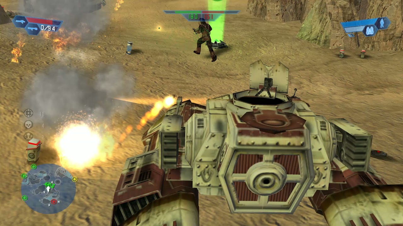 Star Wars  Battlefront 2004 expanded edition rumble conquest online with a friend