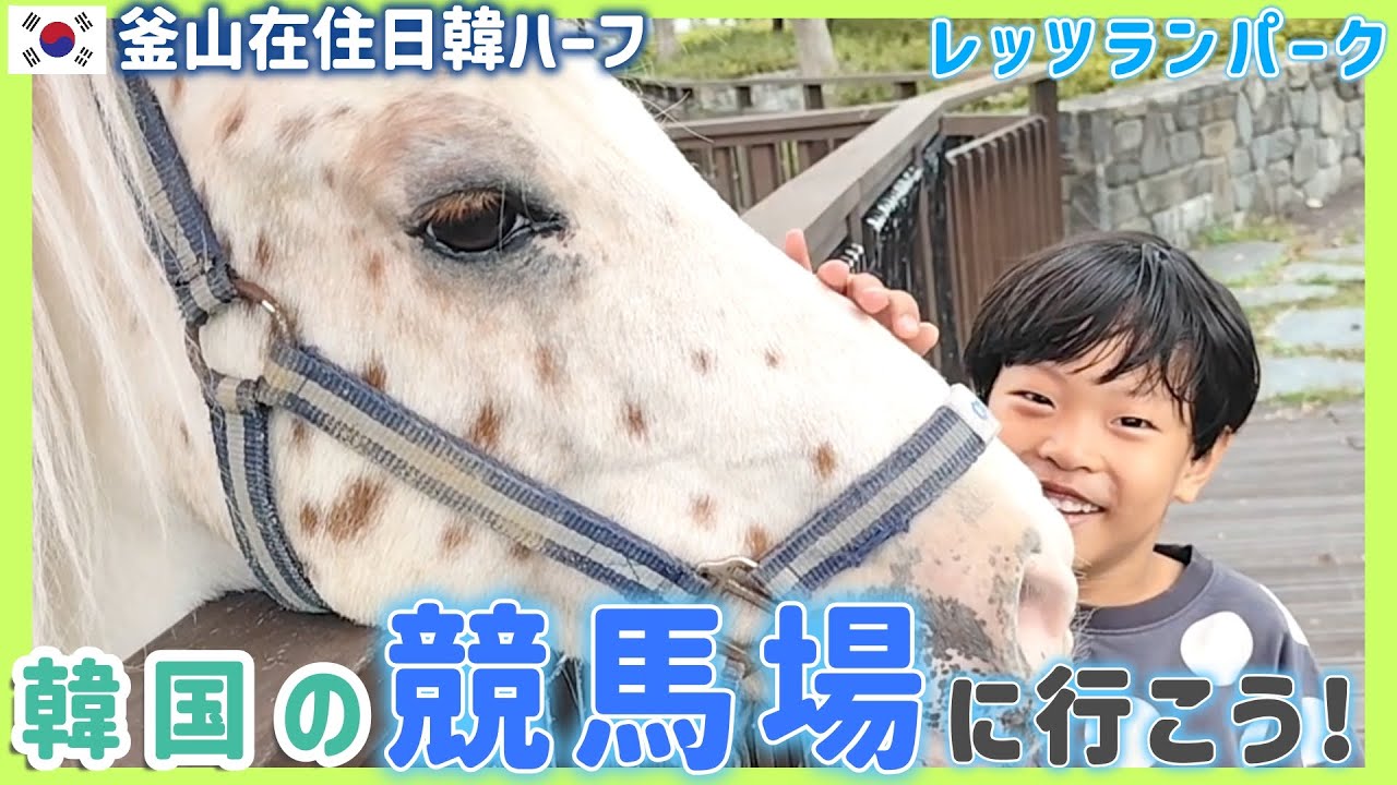 3人家族の小さな誕生日🎂競馬場に子供を連れて行くのってアリ？！【韓国在住・日韓夫婦・高齢出産・한일부부】