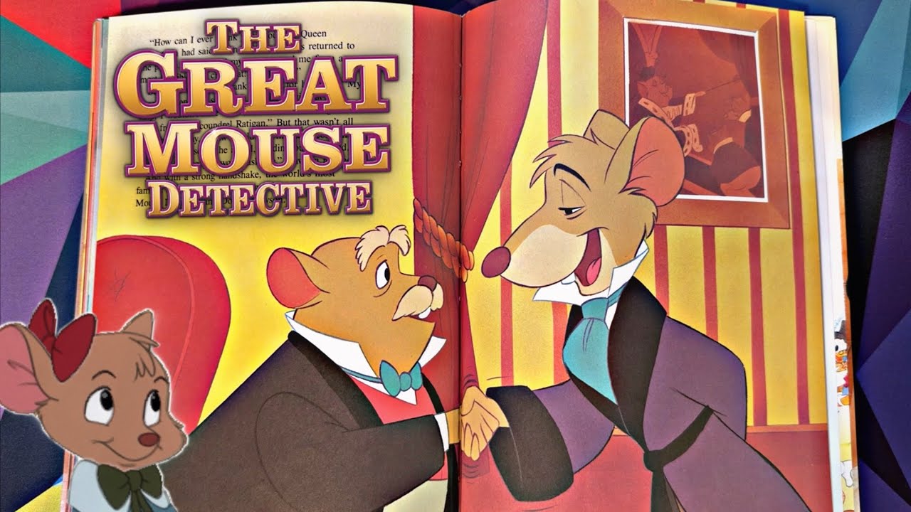 🔎🐭 Walt Disney The Great Mouse Detective Read-Aloud Picture Book!! 📖 🐭