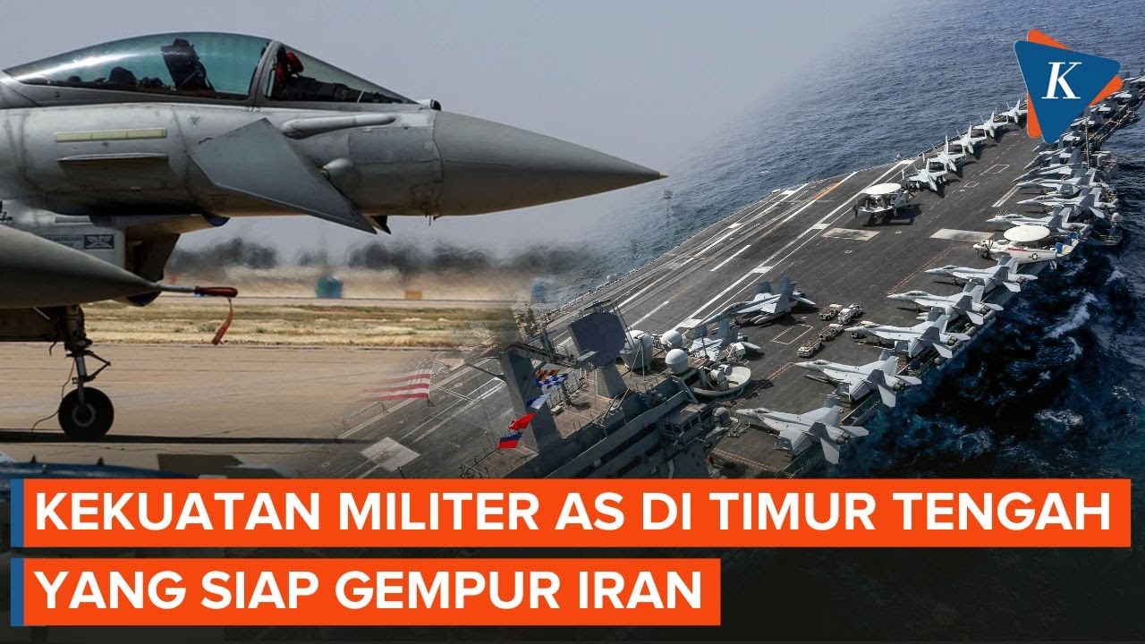 Siap Serang Iran! Ini Kekuatan Militer AS di Timur Tengah