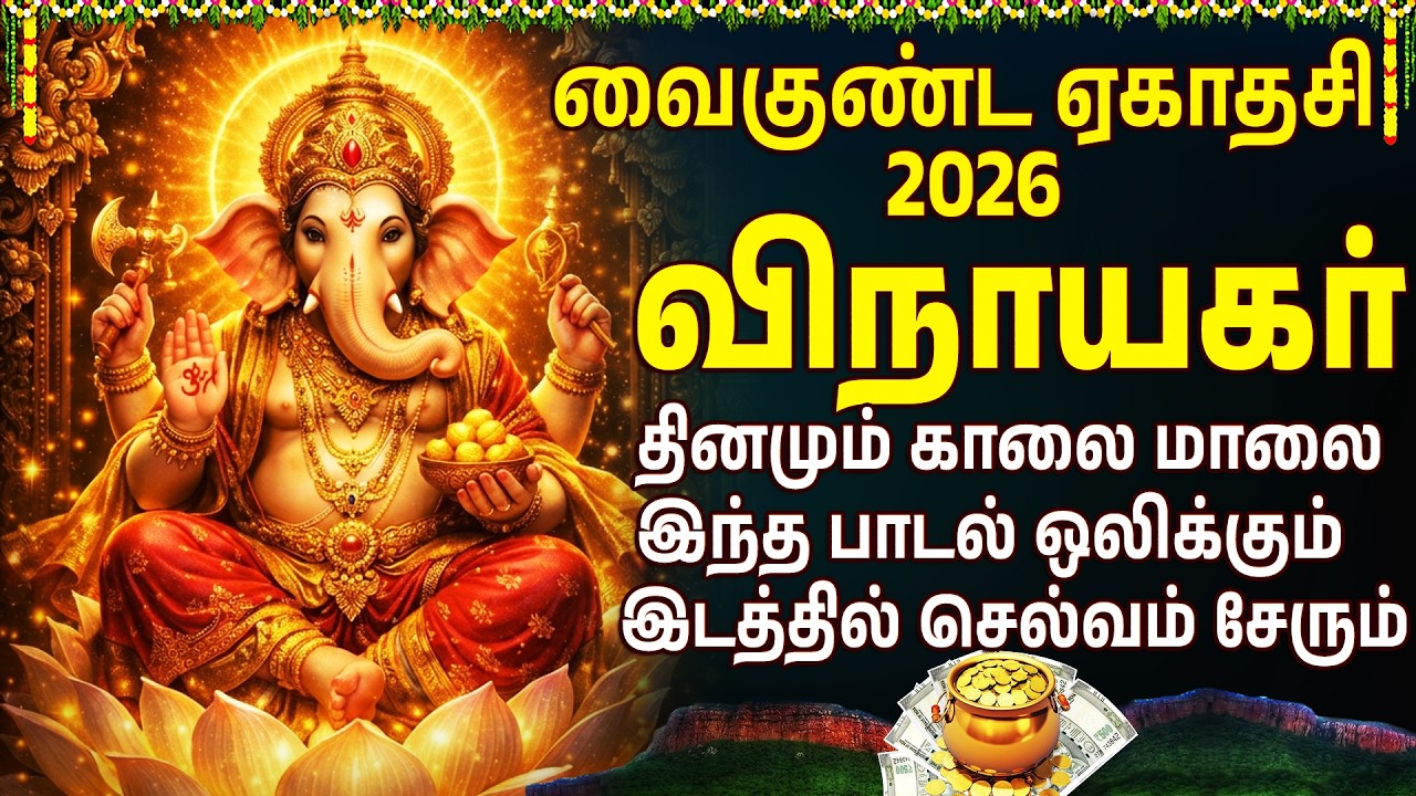 Wednesday Special Lord Sri Ganesh Tamil Bhakti Songs | Powerful Vinayagar Tamil Bhakti Padalgal