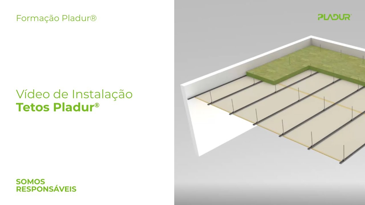 Vídeo de Instalação Tetos Pladur®