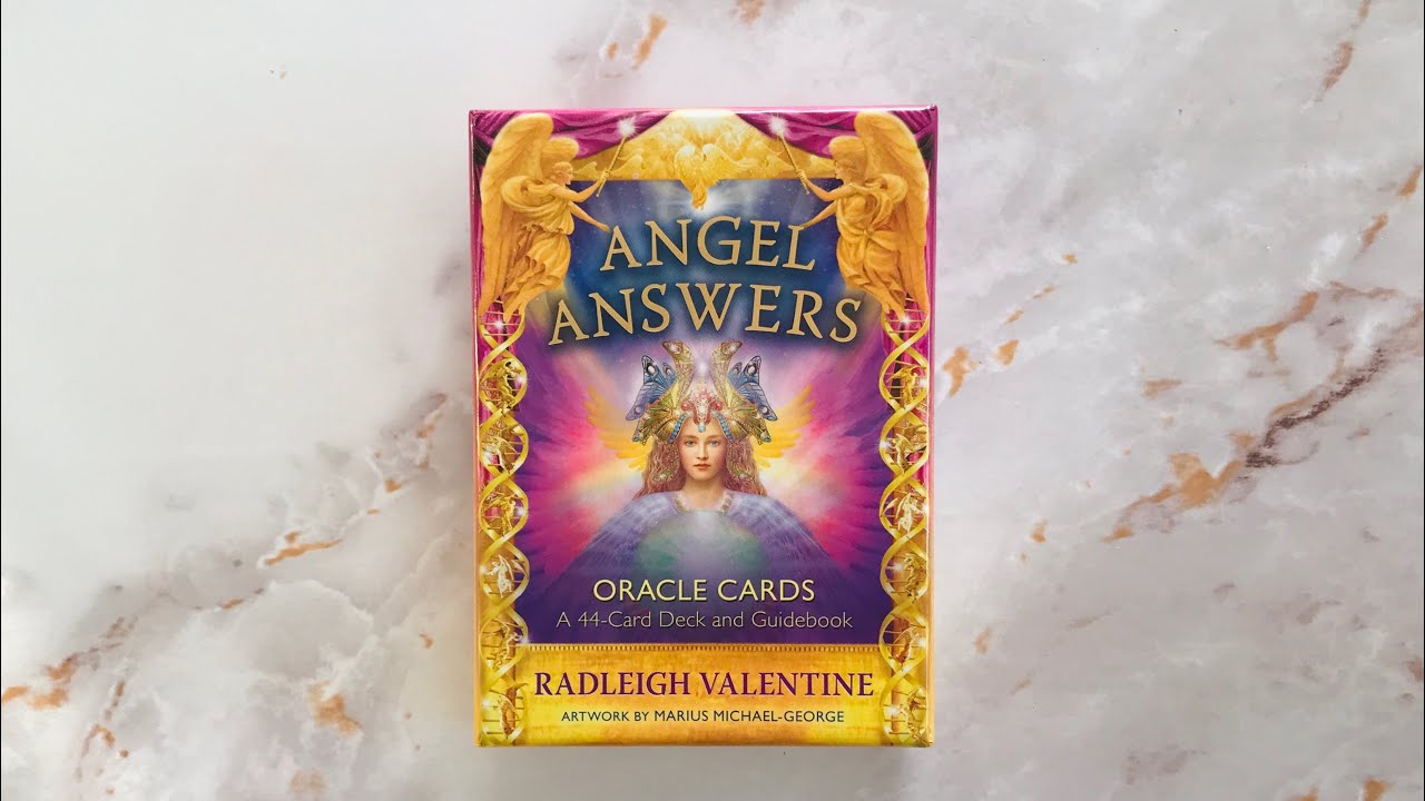 Angel Answers Oracle Cards by Radleigh Valentine Full Flip Through &brvbar; Unboxing Oracle Deck