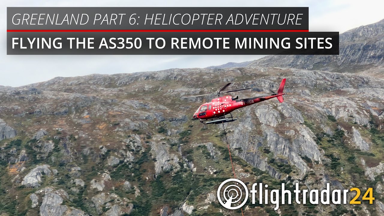 Endless views! Air Greenland helicopter flight from Nuuk to remote mining sites