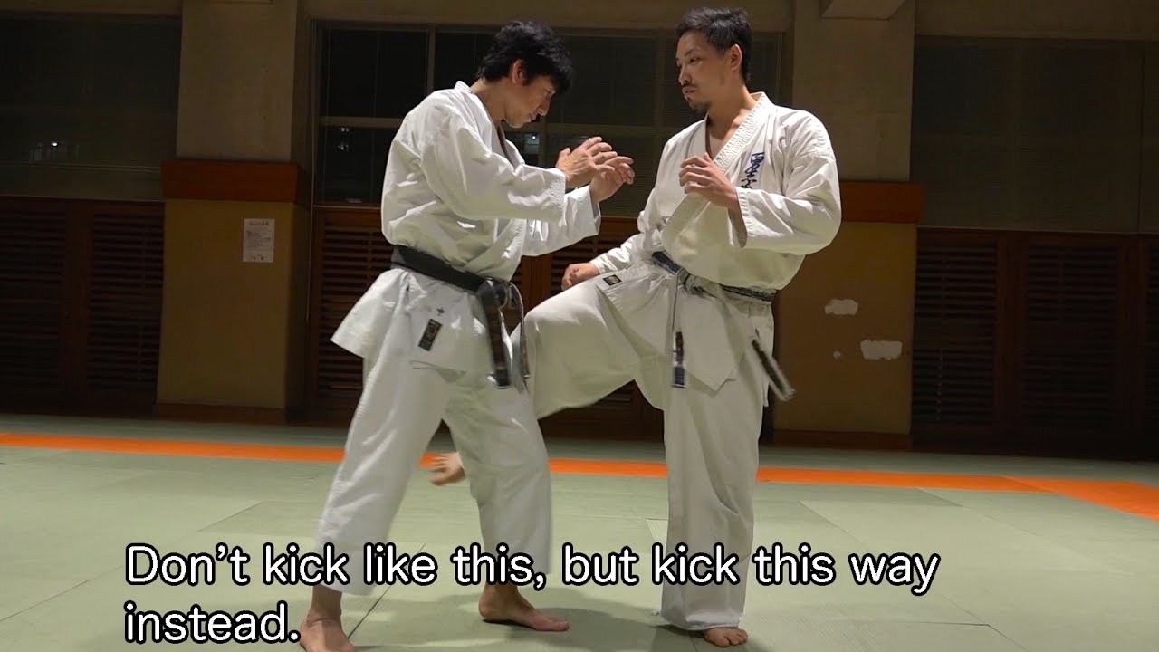 Severe pain! Surprising Low Kick of Full Contact Karate!