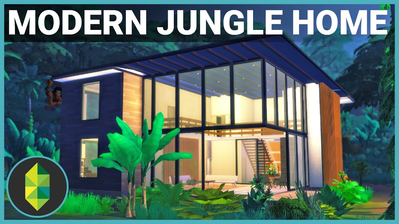 Modern JUNGLE ADVENTURE Home | The Sims 4 House Build