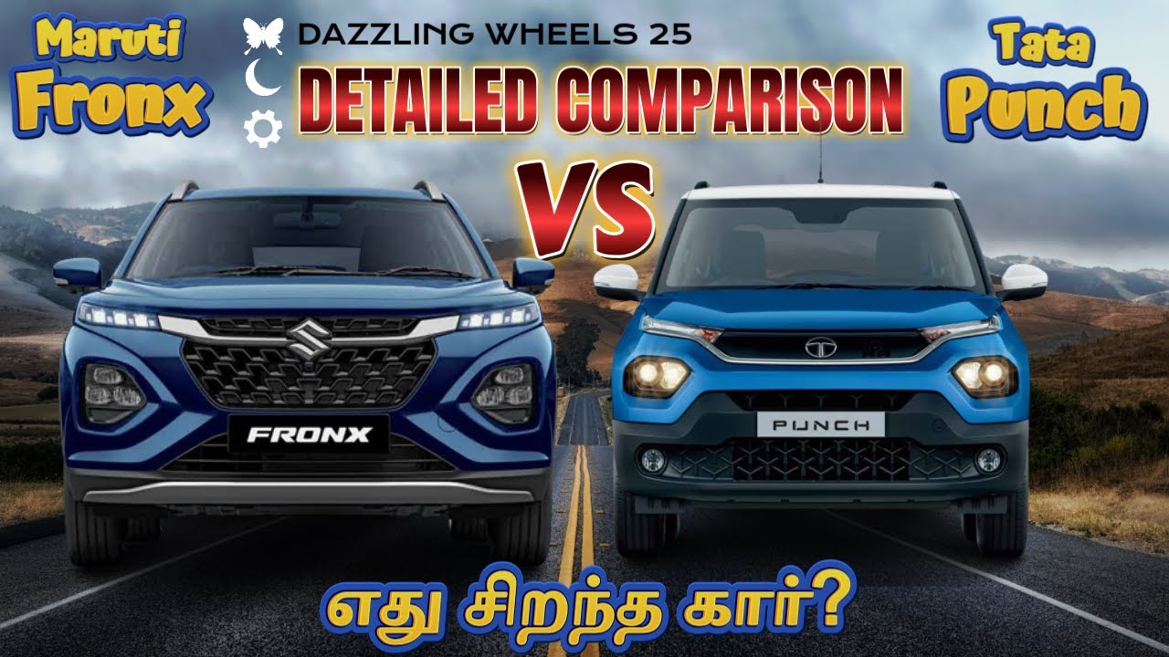 Maruti Suzuki Fronx vs Tata Punch comparison in Tamil | Choose your best Car | Fronx VS Punch |
