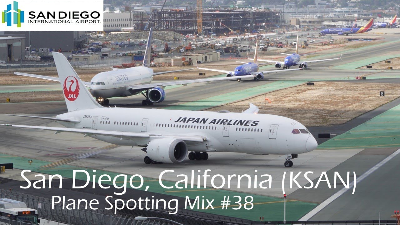 Plane Spotting Mix #38, San Diego International Airport, Lindbergh Field (KSAN)