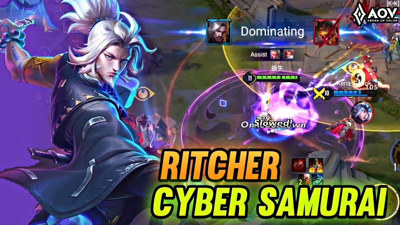 AoV : NEW SKIN RITCHER CYBER SAMURAI - ARENA OF VALOR