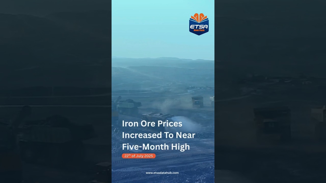 🚧 Iron ore prices hits a five-month high | ETSA DataHub