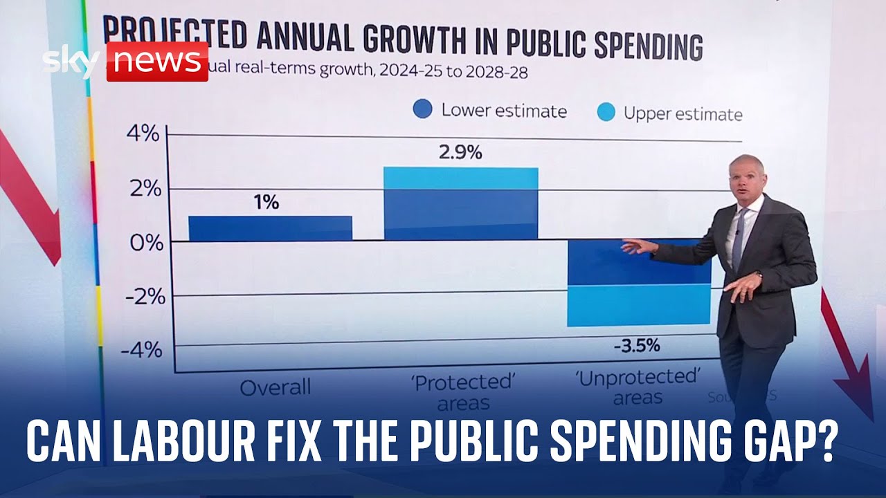 Treasury expected to uncover &pound;20bn hole in public finances, Sky News understands