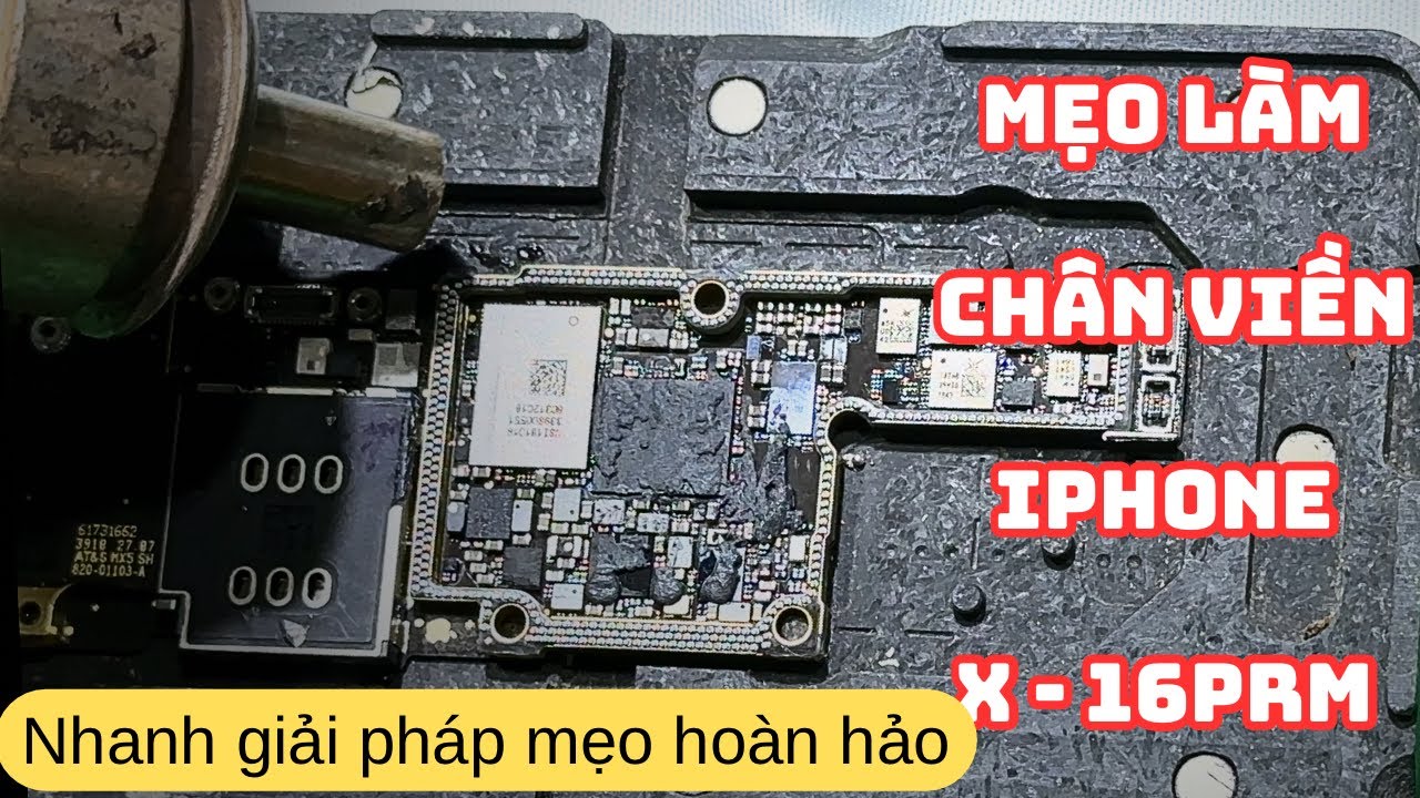 Hưỡng dẫn làm chân viền iphone x/xs/xsm - 16prm | Giải pháp mẹo hoàn hảo nhanh nhất