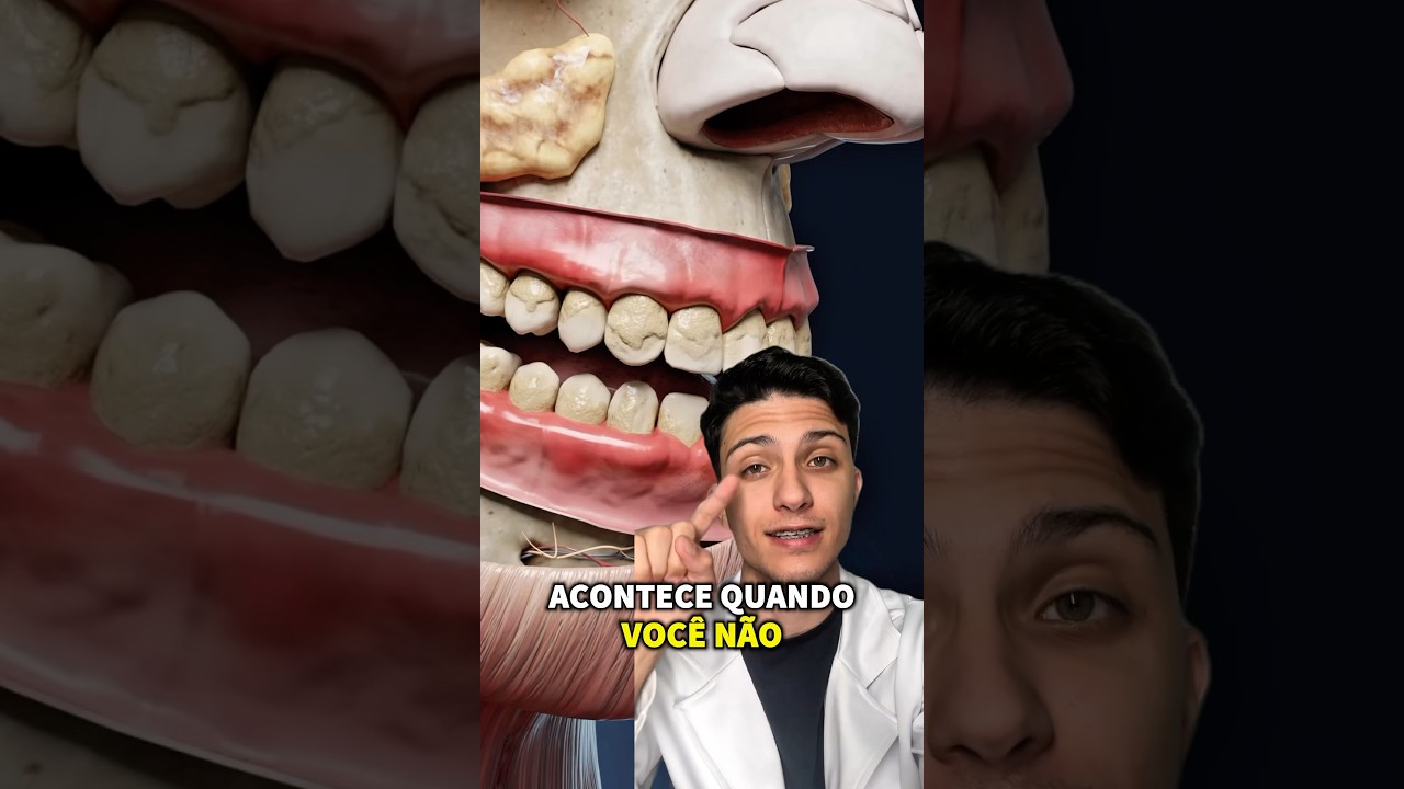 &Eacute; isso que acontece se n&atilde;o ESCOVAR os dentes!! #odontologia #dentista #saude #sorriso