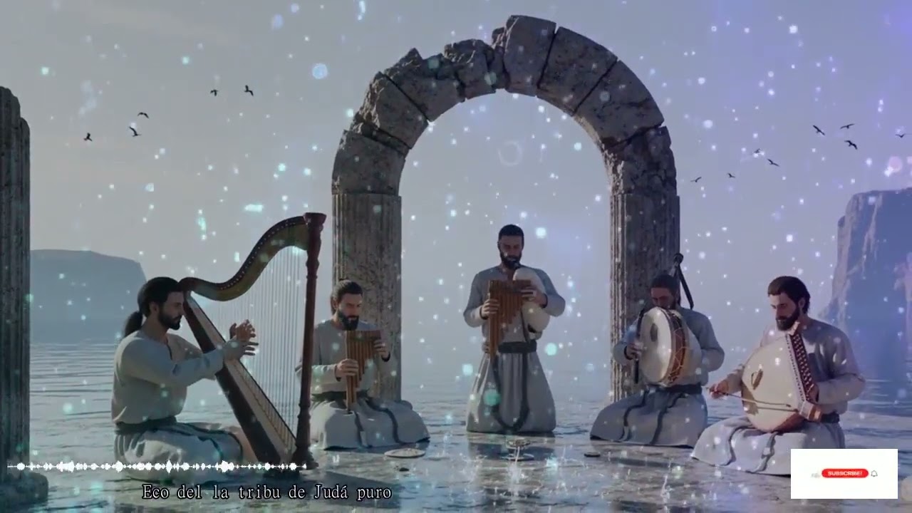 Ante El Trono De Adonai Resuena Shofar, Cánticos Hebreos E Instrumentos Santos En Sión