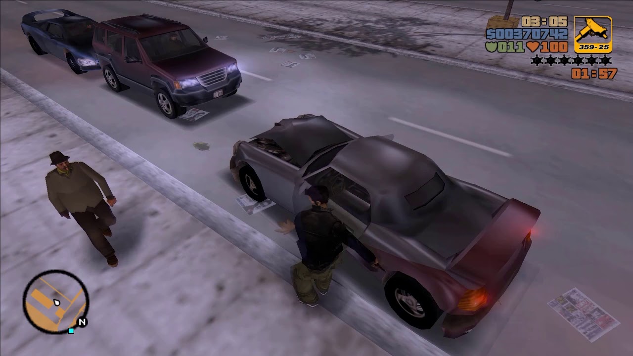 GTA 3 - All Staunton Island Missions (1080p)