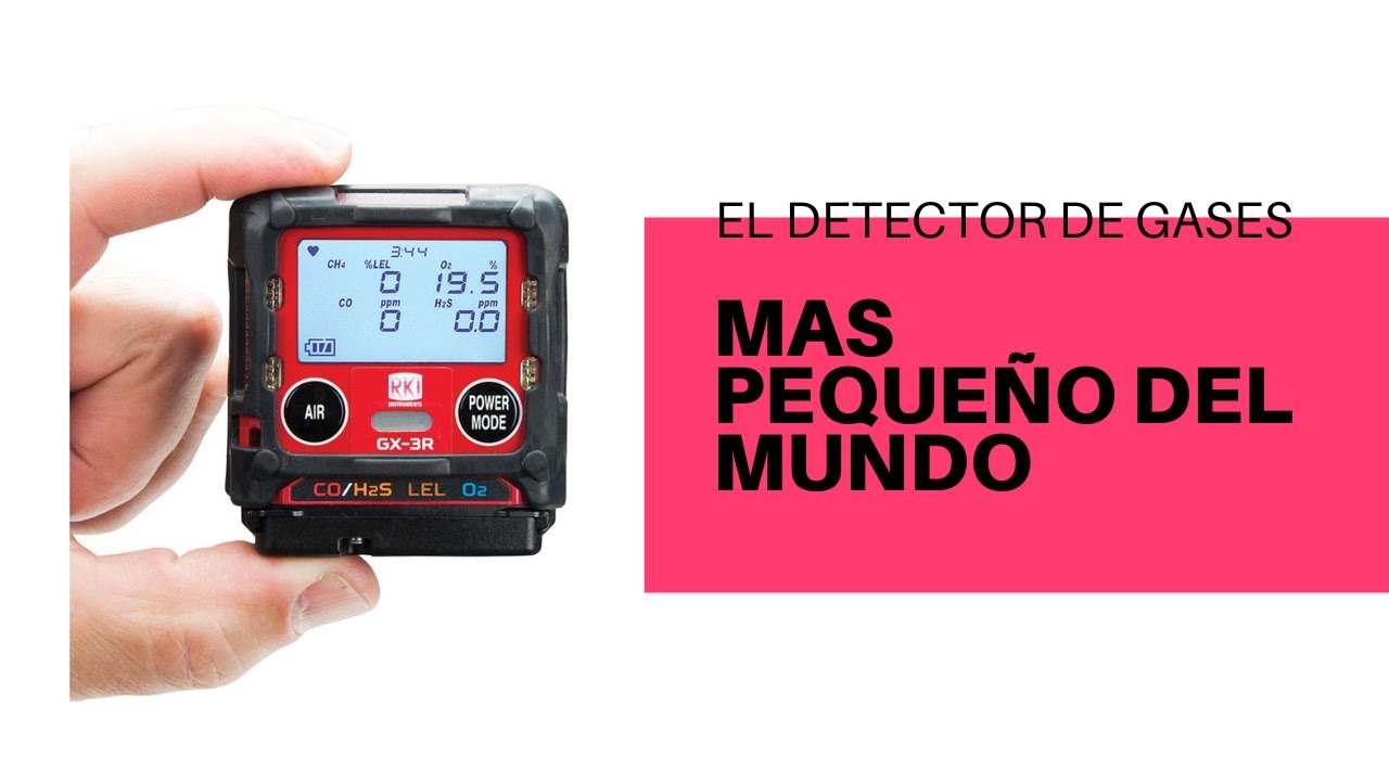 Conoces el Detector de Gases  Mas Pequeño del Mundo - GX-3R de RKI
